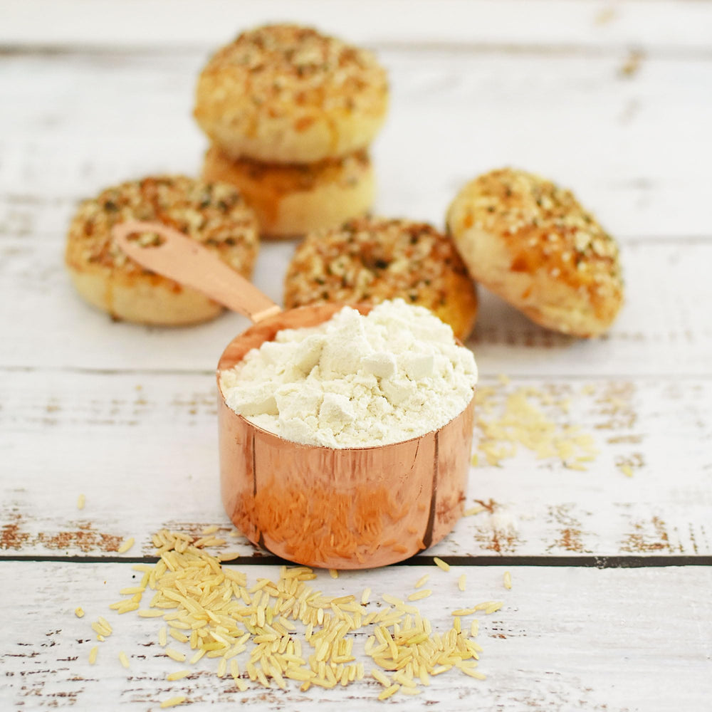 Anthony's Brown Rice Flour cookies and cakes, versatile gluten-free desserts.
