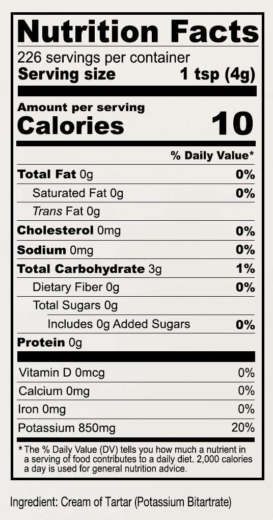Anthony's Cream of Tartar gluten-free badge indicating gluten-free quality