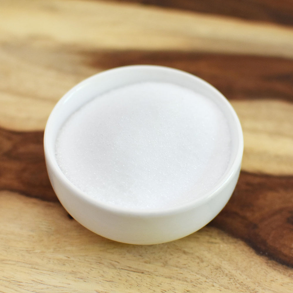 Coffee or tea sweetened with Anthony's Erythritol granules for a low-calorie option.