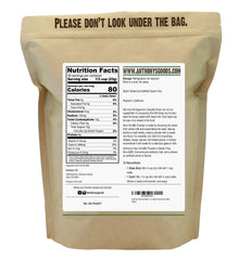 Anthony's Non-Fat Milk Powder scoop shows measured convenience for shakes.