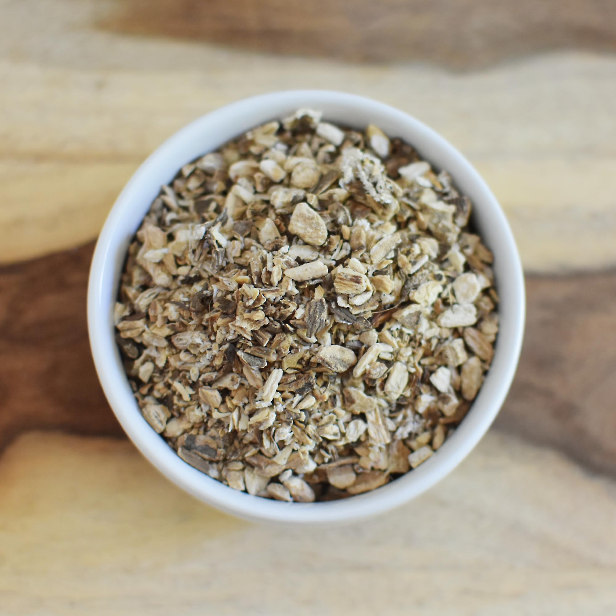 Anthony's Burdock root tea ready, ideal for gentle herbal steeping.