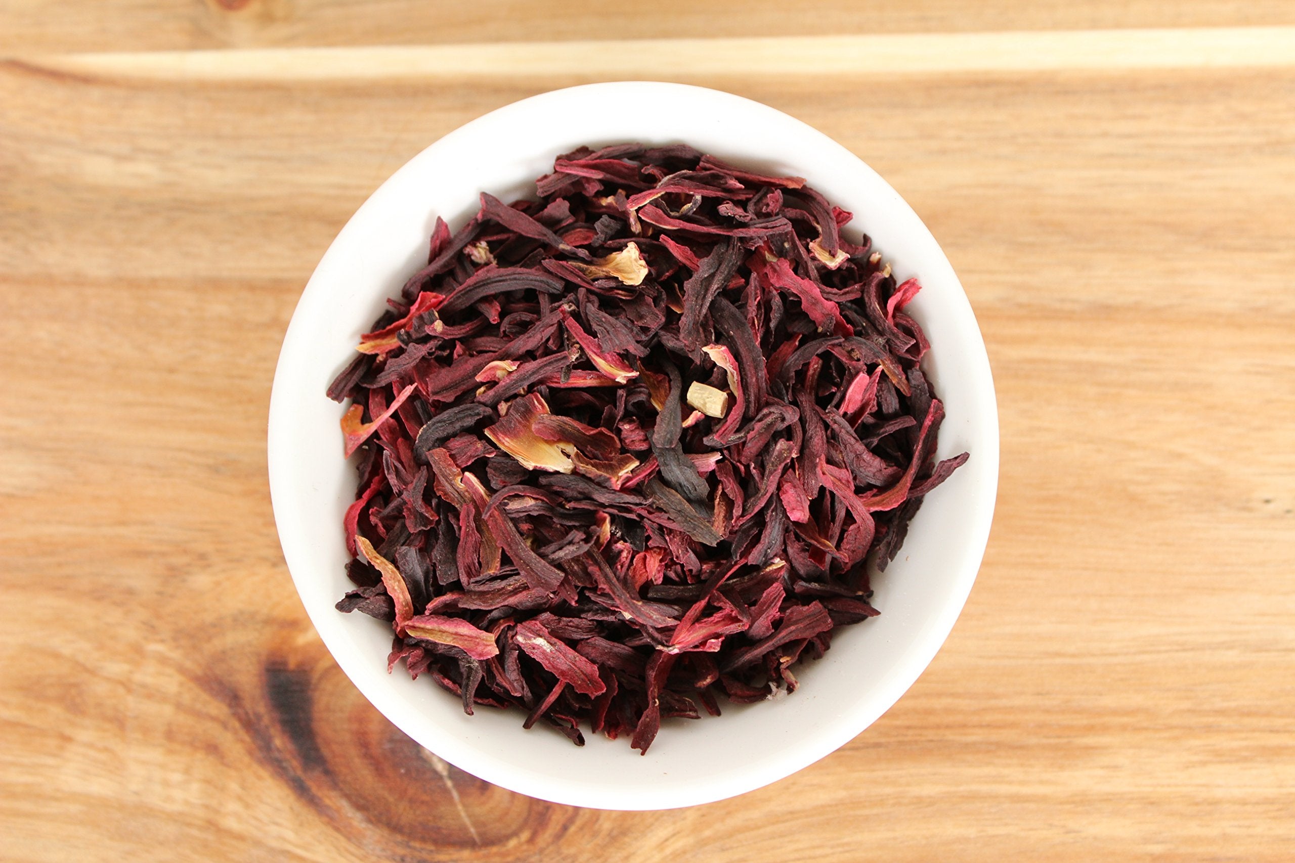Anthony's Hibiscus infusion bright cup caffeine-free refreshment.