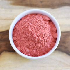 Anthony's Organic Strawberry Powder stirred into yogurt for flavor and color