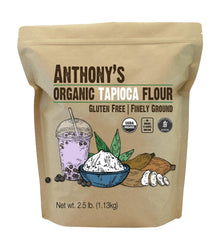 Anthony's Organic Tapioca Flour bag ready for gluten-free cooking