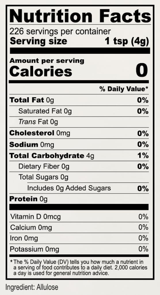 Anthony's Allulose Sweetener California-packaged on kitchen counter for easy use.