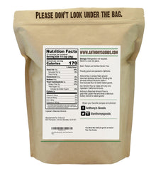 Anthony's almond flour measuring cup demonstrates precise quantities for dairy-free recipes.