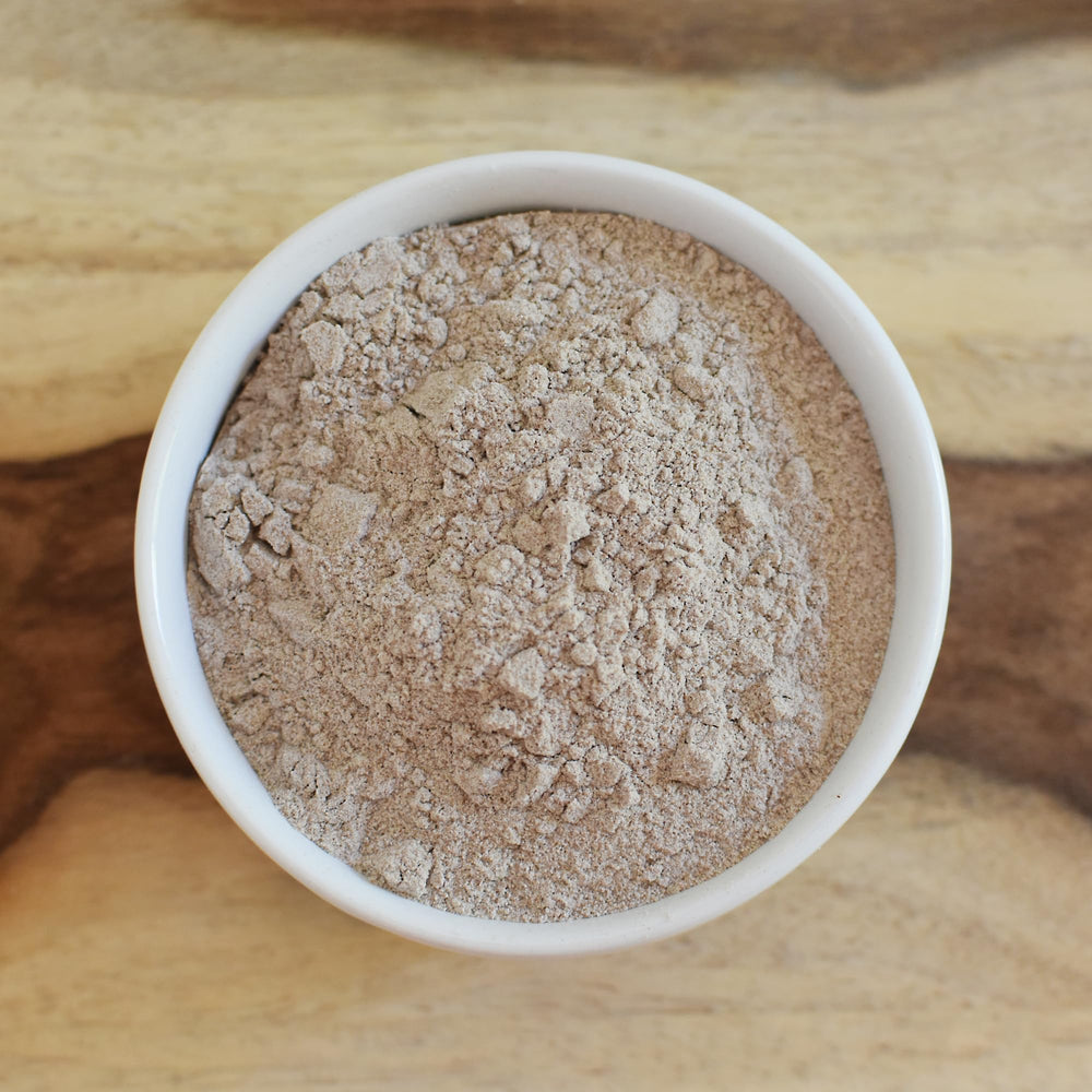 Anthony's Brown Teff Flour gluten-free label indicating verified status