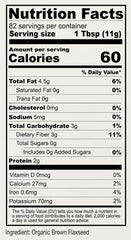 Anthony's flaxseed close-up aroma and earthy flavor for plant-based dishes.