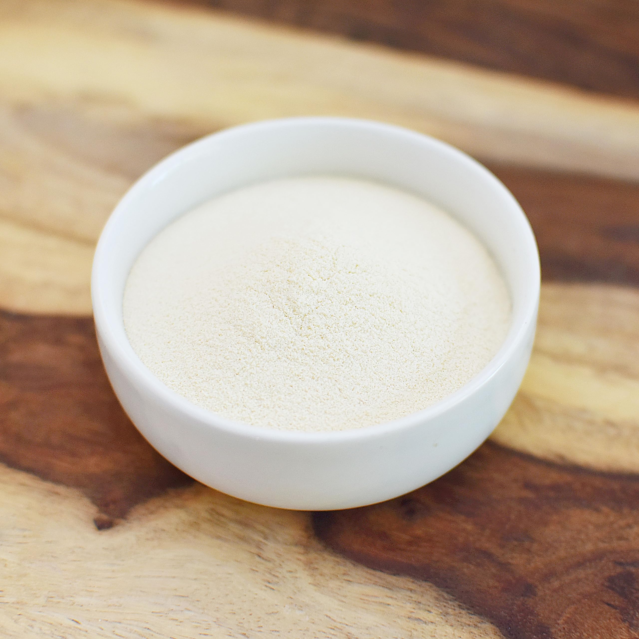 Anthony's Malted Milk Powder mixed into ice cream for richer flavor.