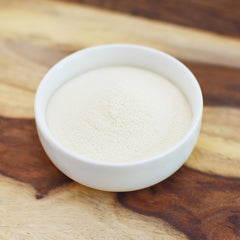 Anthony's Malted Milk Powder mixed into ice cream for richer flavor.