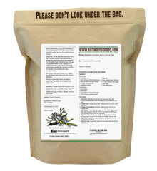 Anthony's Organic Chamomile Flowers loose-leaf close-up, ideal for soothing tea blends.