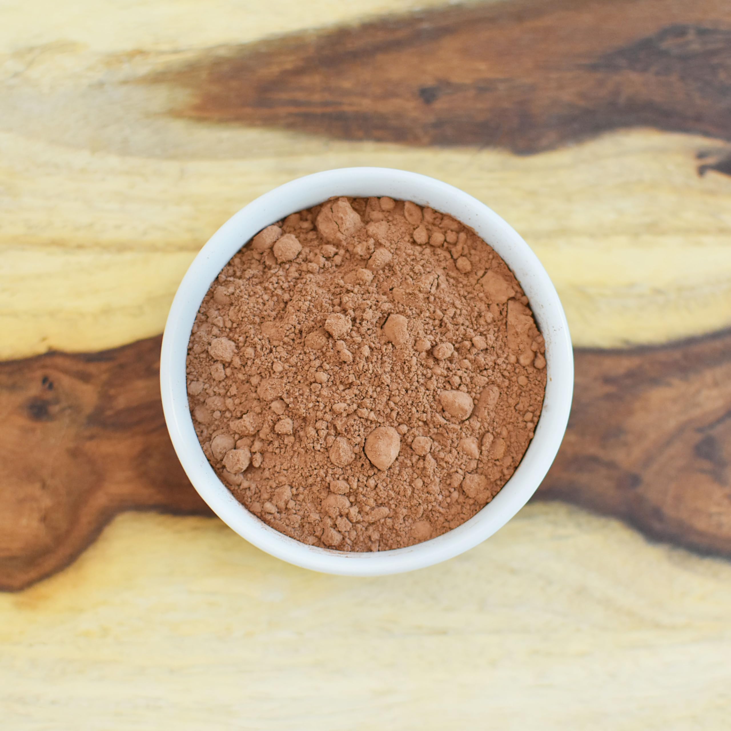 Anthony's Organic Cocoa Powder in mixing bowl, making homemade chocolate batter