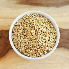 Anthony's Organic Hulled Buckwheat Groats ground into flour for baking.