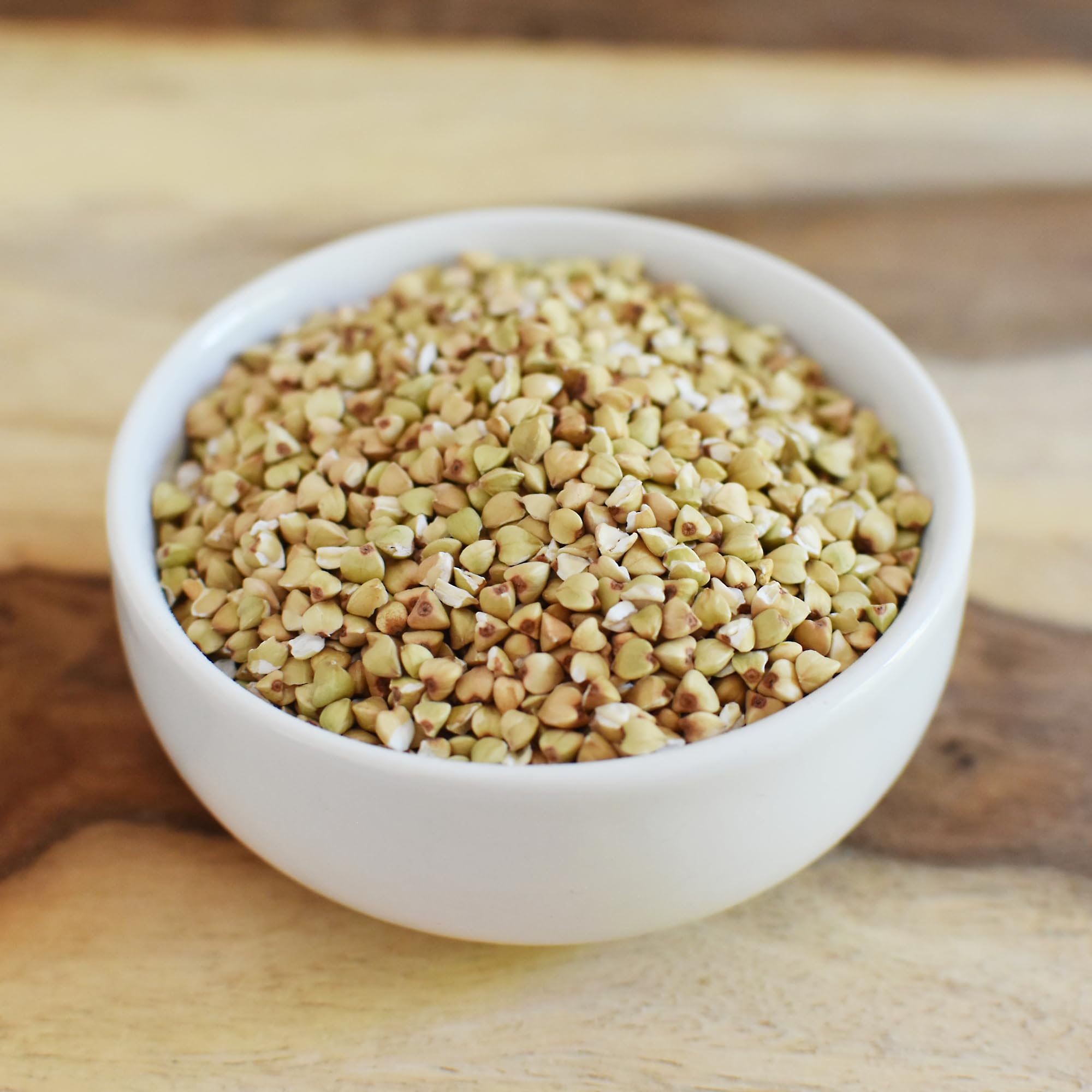 Anthony's Organic Hulled Buckwheat Groats toasted bowl showing nutty flavor.