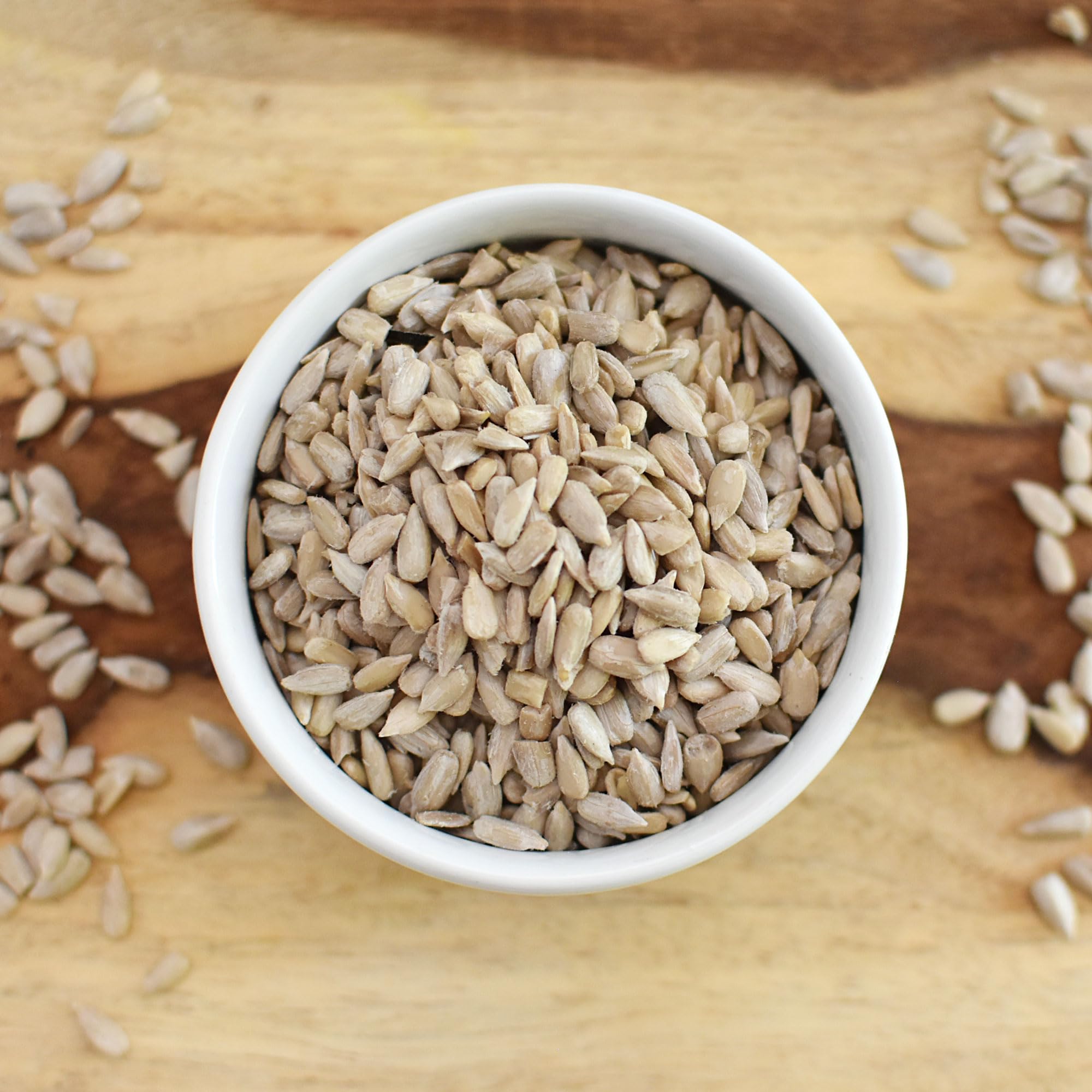 Anthony's seeds on a salad bowl, crunchy texture and wholesome flavor.