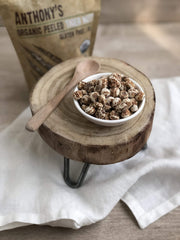 Anthony's Tiger Nuts topping a fresh salad with crunch
