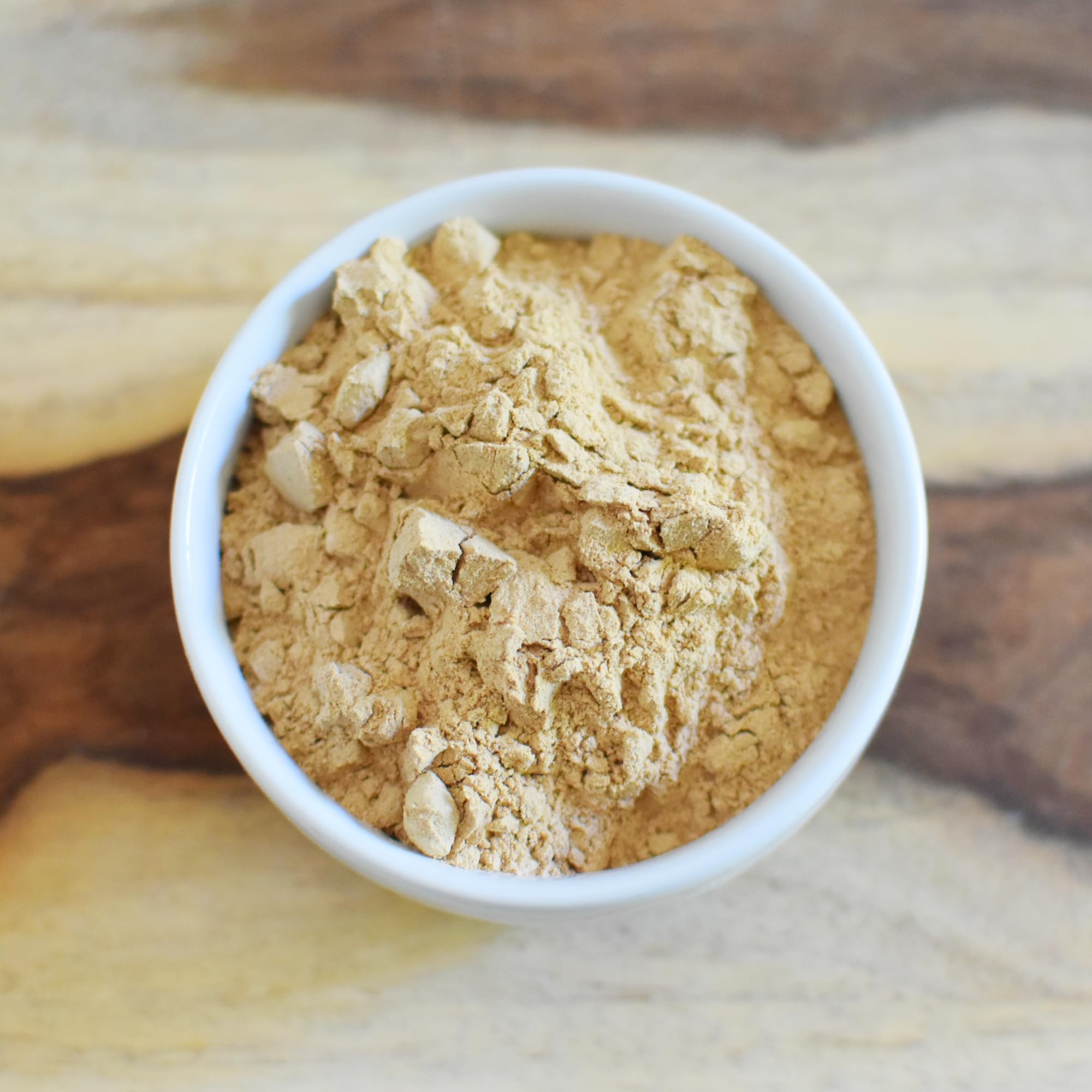 Anthony's Organic Red Maca Powder close-up highlighting texture suitable for baking