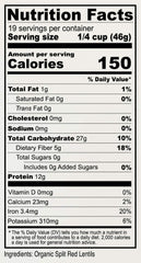 Anthony's Organic Split Red Lentils measuring cup aid portioning