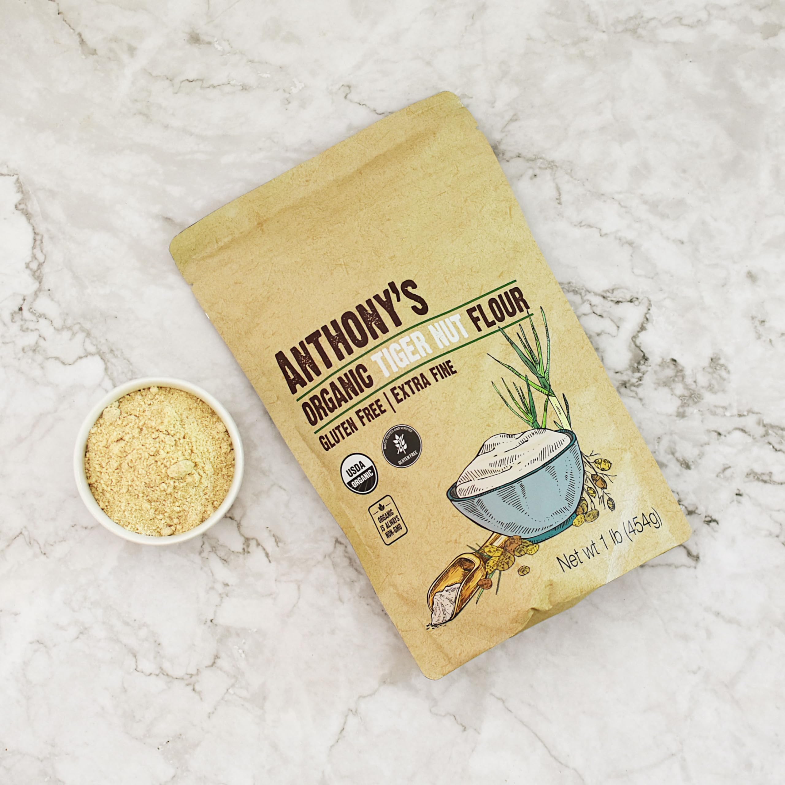 Fresh cookies baked with Anthony's Organic Tiger Nut Flour, gluten-free.