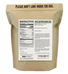 Anthony's Organic Tiger Nut Flour jar on counter for paleo desserts.