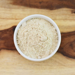 Anthony's Organic Tiger Nut Flour texture close-up showing fine grind for quick mixing.