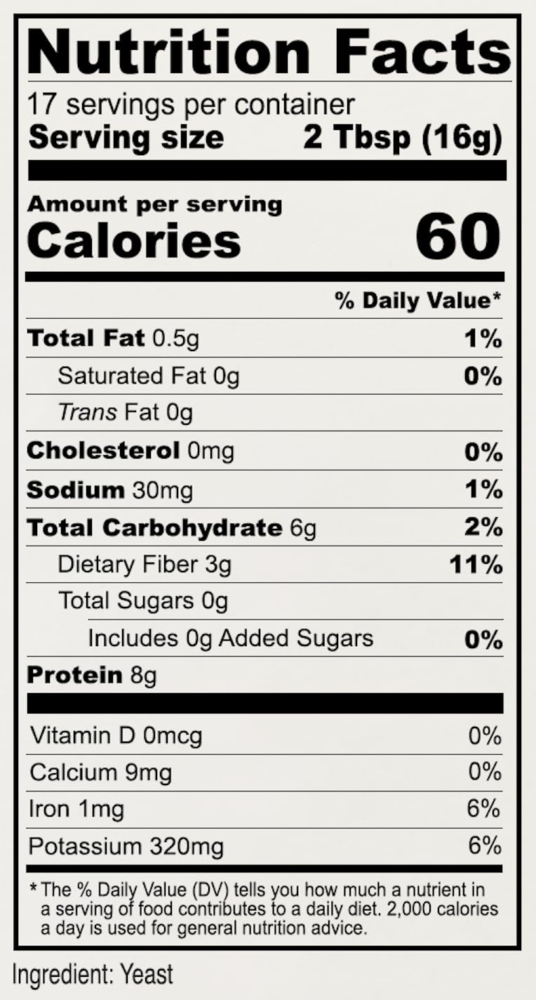 Anthony's nutritional yeast flakes in a bowl emphasizing vegan protein