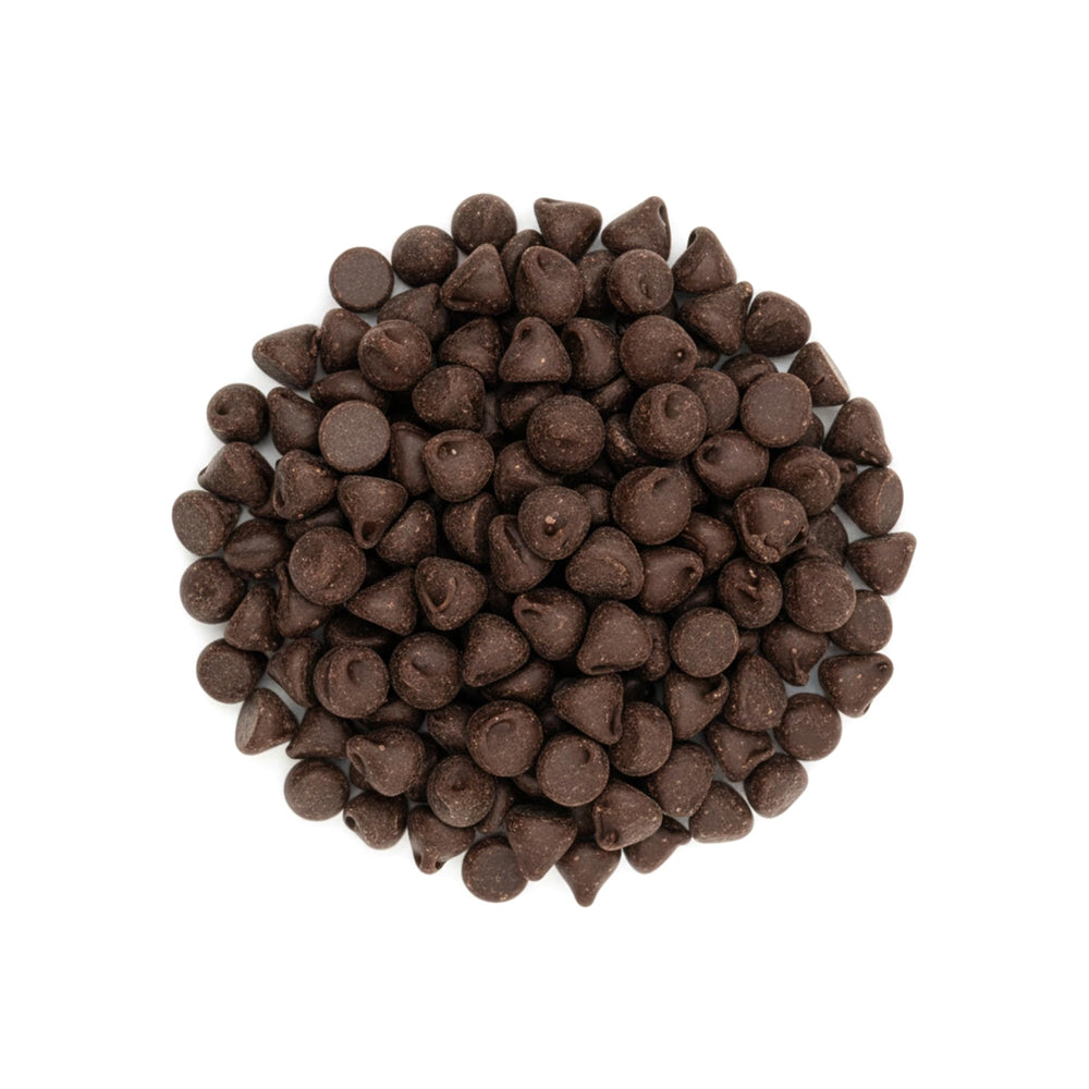 Anti Sugar Free Dark Chocolate Mini Chips 55% cacao from Colombian beans aroma.