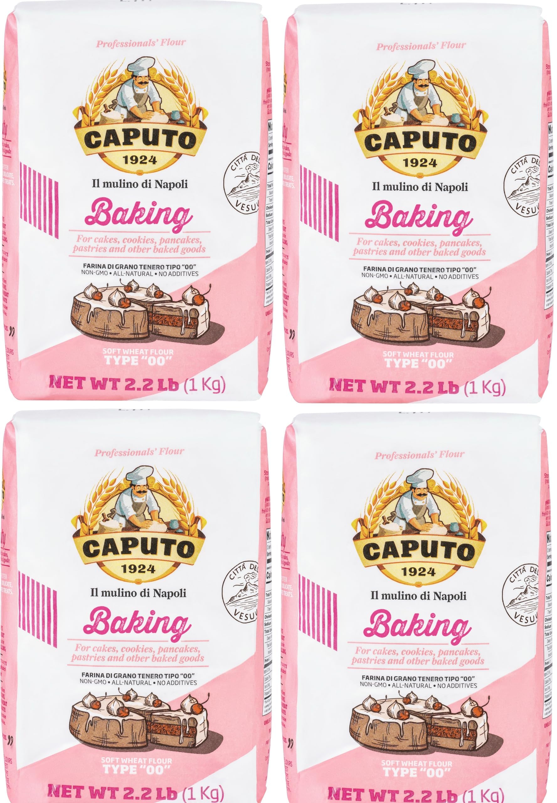 Antimo Caputo Baking 00 flour pack front, ideal for delicate pastries.
