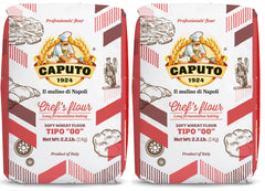 Antimo Caputo Chef's Flour 2.2 lb packs ideal for authentic pizza dough at home