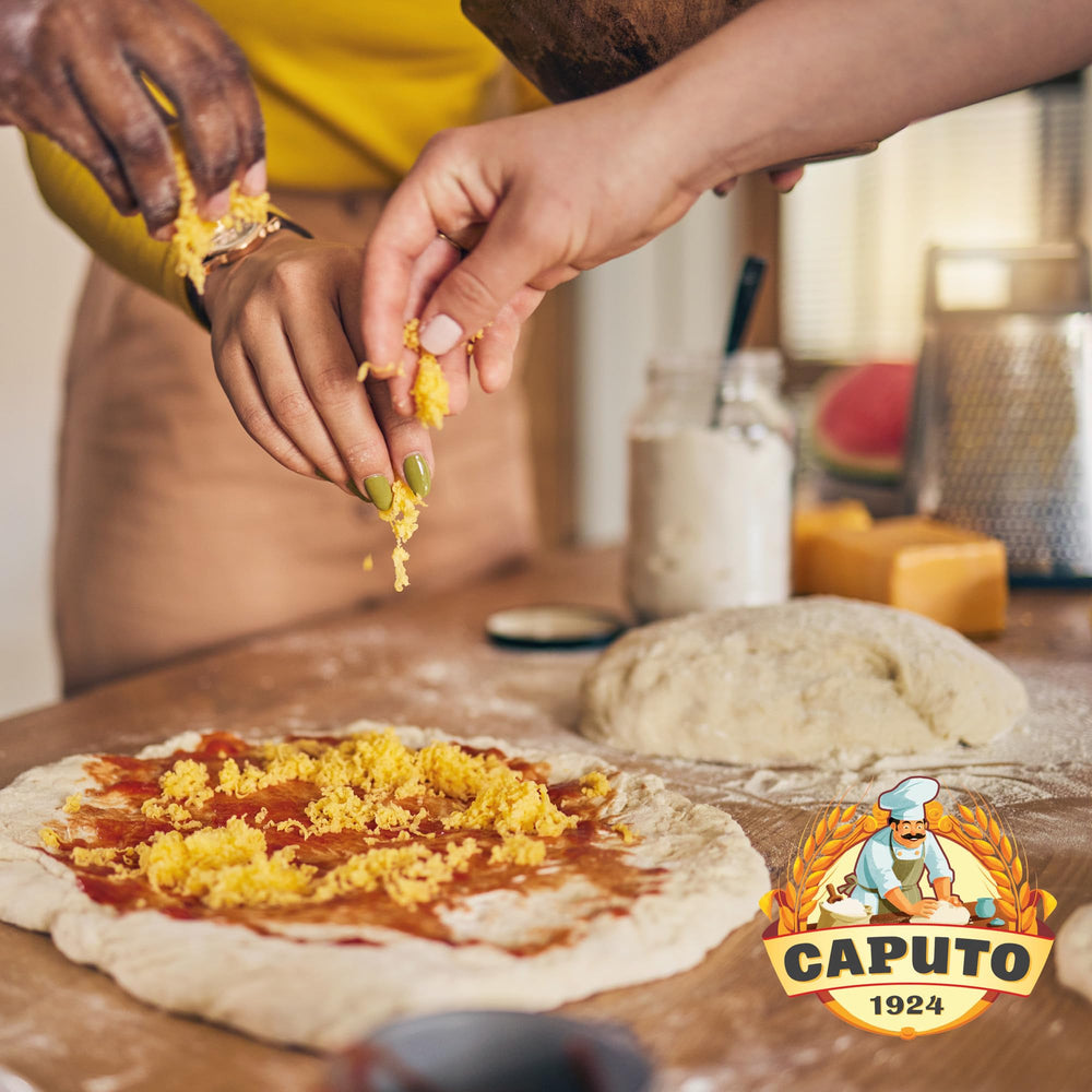 Antimo Caputo Chef's Flour in a kitchen scene ready to shape.