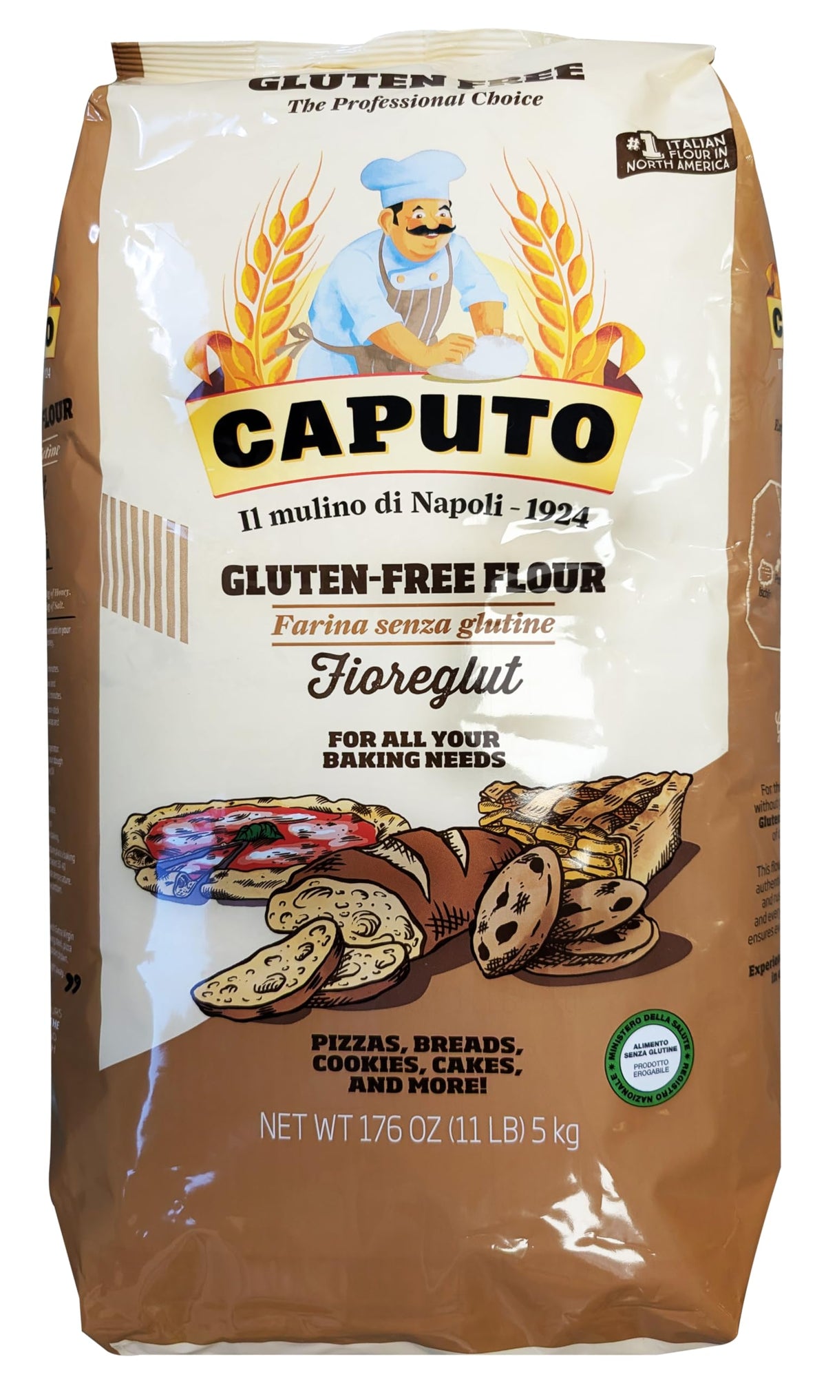 Antimo Caputo gluten-free pizza flour bulk for authentic Neapolitan dough.