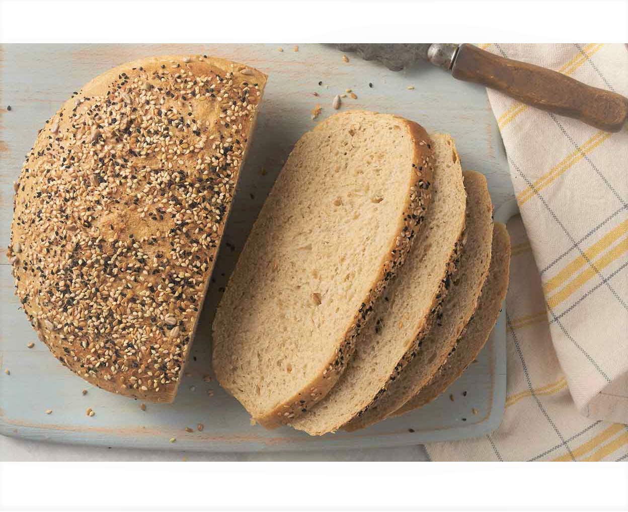 Antimo Caputo high-protein semolina strengthens dough for breads and pastries.