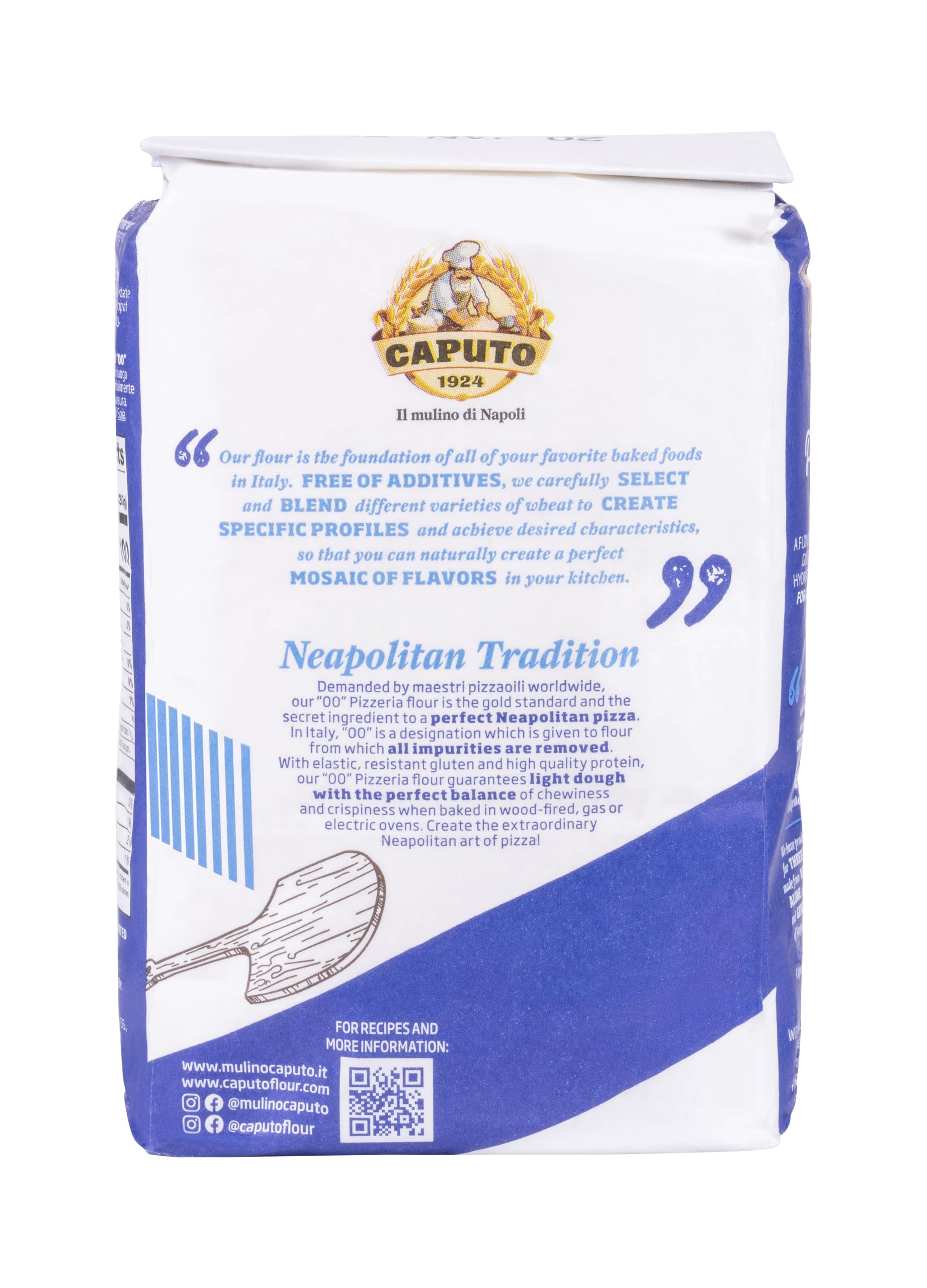 Antimo Caputo Pizzeria 00 Flour Blue dough balls for consistent fermentation.