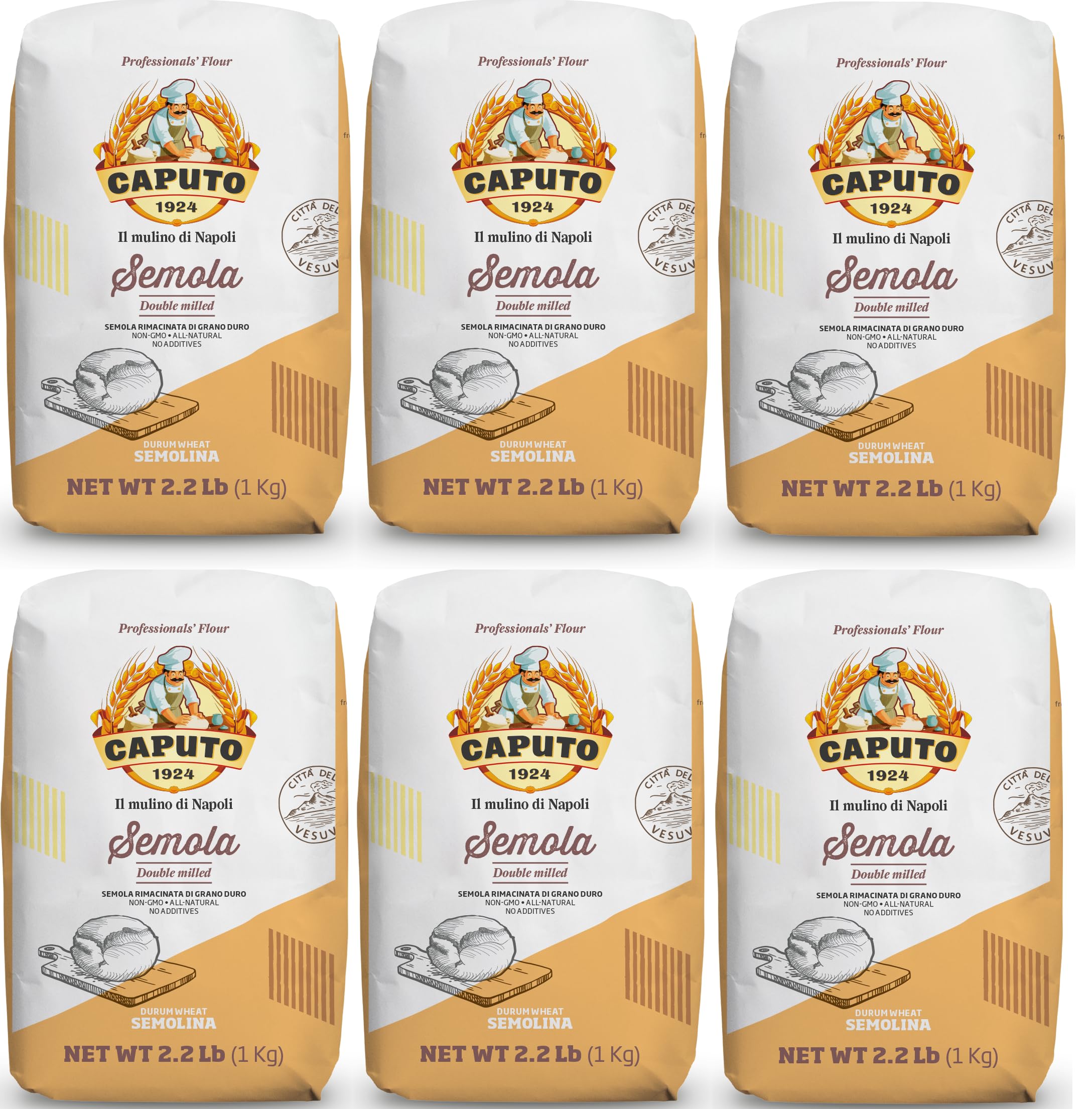 Antimo Caputo Semola di Grano Duro bulk bag for fresh pasta dough and Neapolitan-style baking
