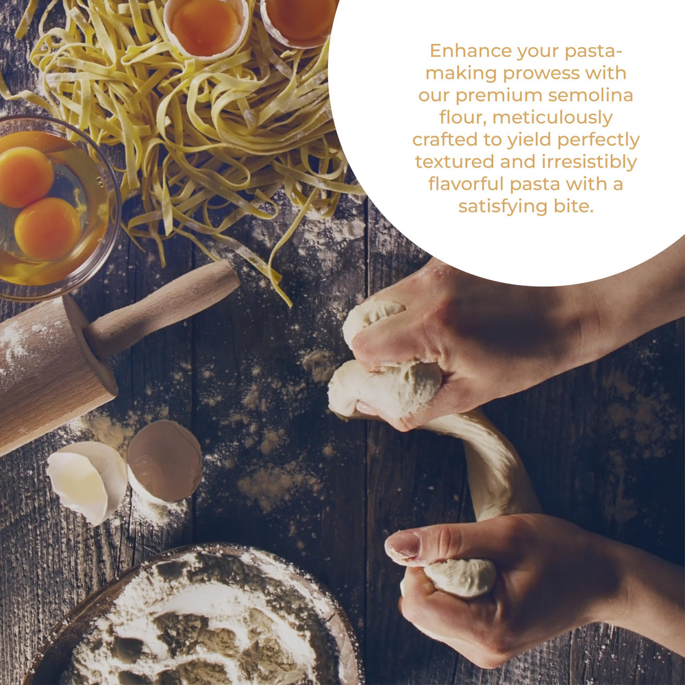 Fresh pasta dough prepared with Caputo semolina holds shape for classic shapes.