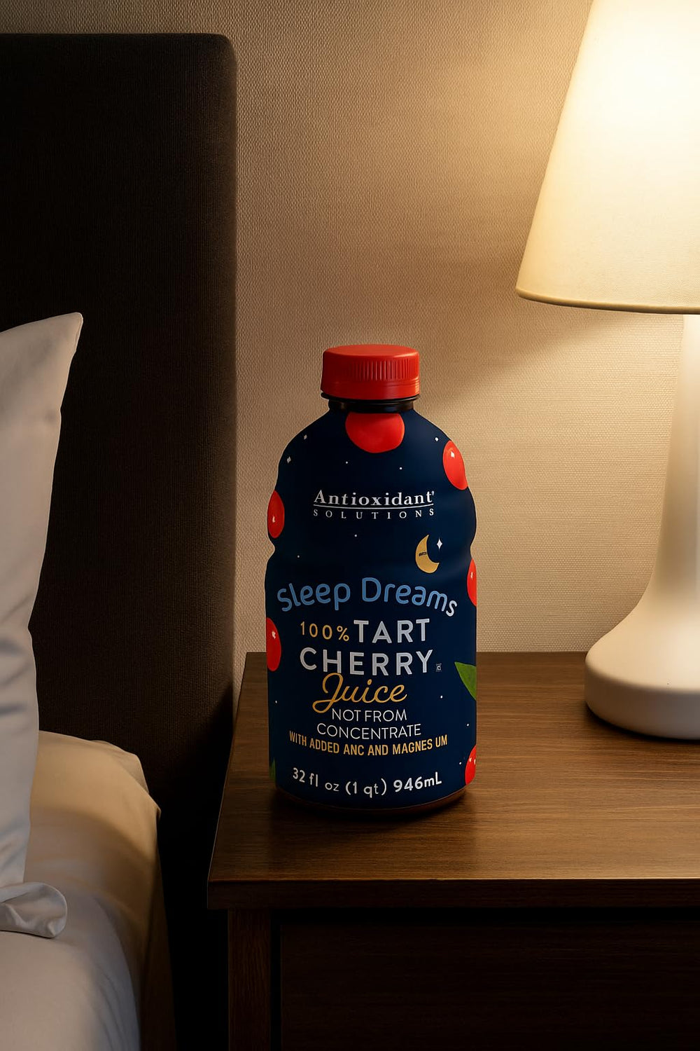 Antioxidant Solutions Sleep Dreams closeup emphasizes zinc and magnesium.