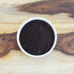 Anthony's Organic Black Cocoa Powder dispensing scoop provides precise, easy measuring