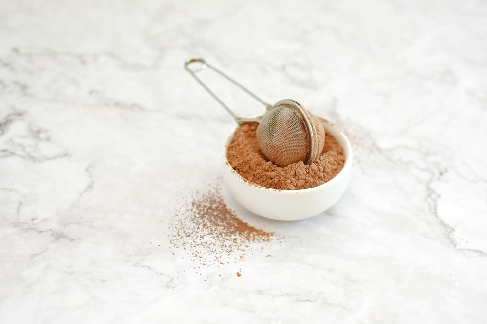 Anthony's Organic Cocoa Powder ingredients jar pantry staple for paleo and vegan recipes
