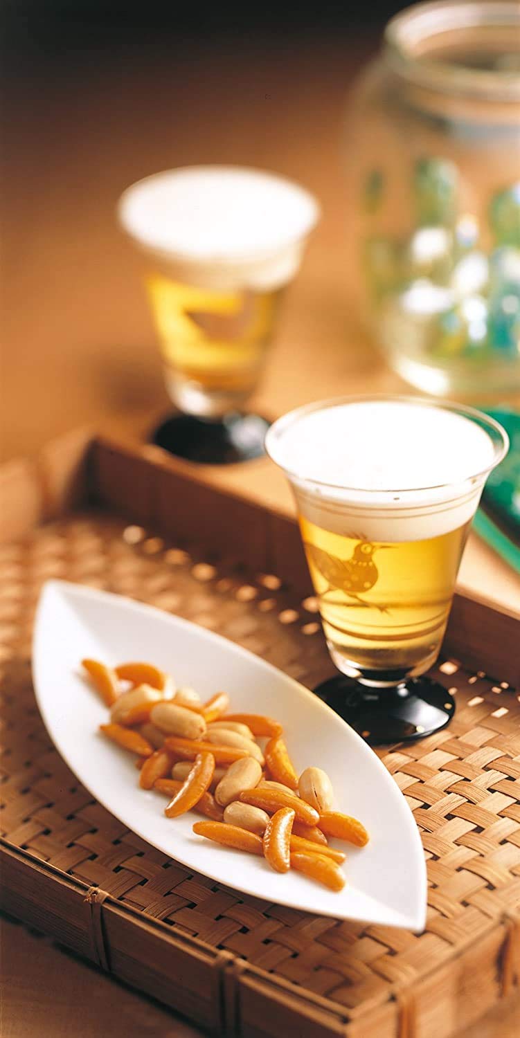Snack placed on table, inviting casual sharing among friends.