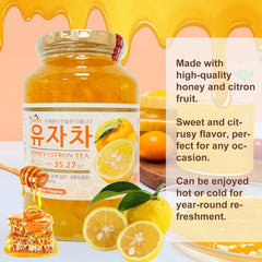 Apexy Honey Citron Tea ginger jar, warm spice note for cozy moments.