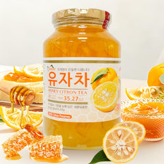 Apexy Honey Citron Tea passion fruit jar, bright aroma for a refreshing sip.