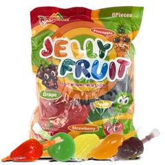 APEXY Jelly Fruit pack shot showing assorted flavors for lunchboxes and snacks.