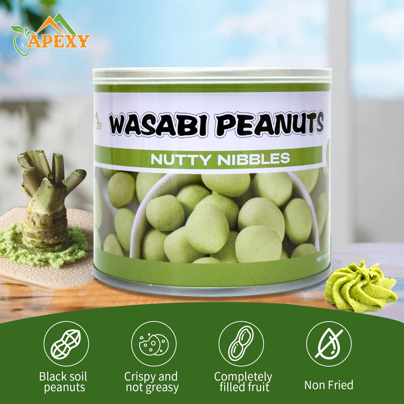 Apexy Roast Peanuts Pack on-the-go, three flavors ready for quick breaks.