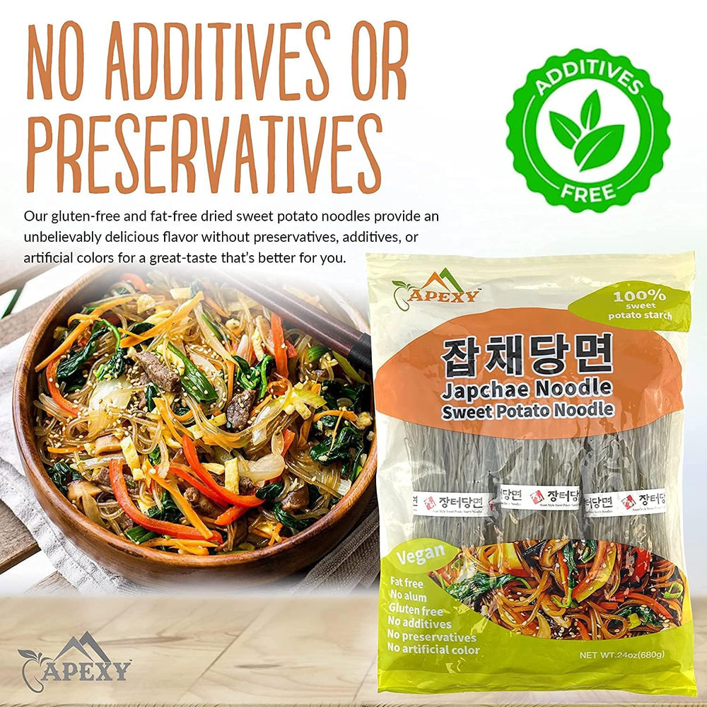 Six-portion APEXY noodle bag for easy meal planning