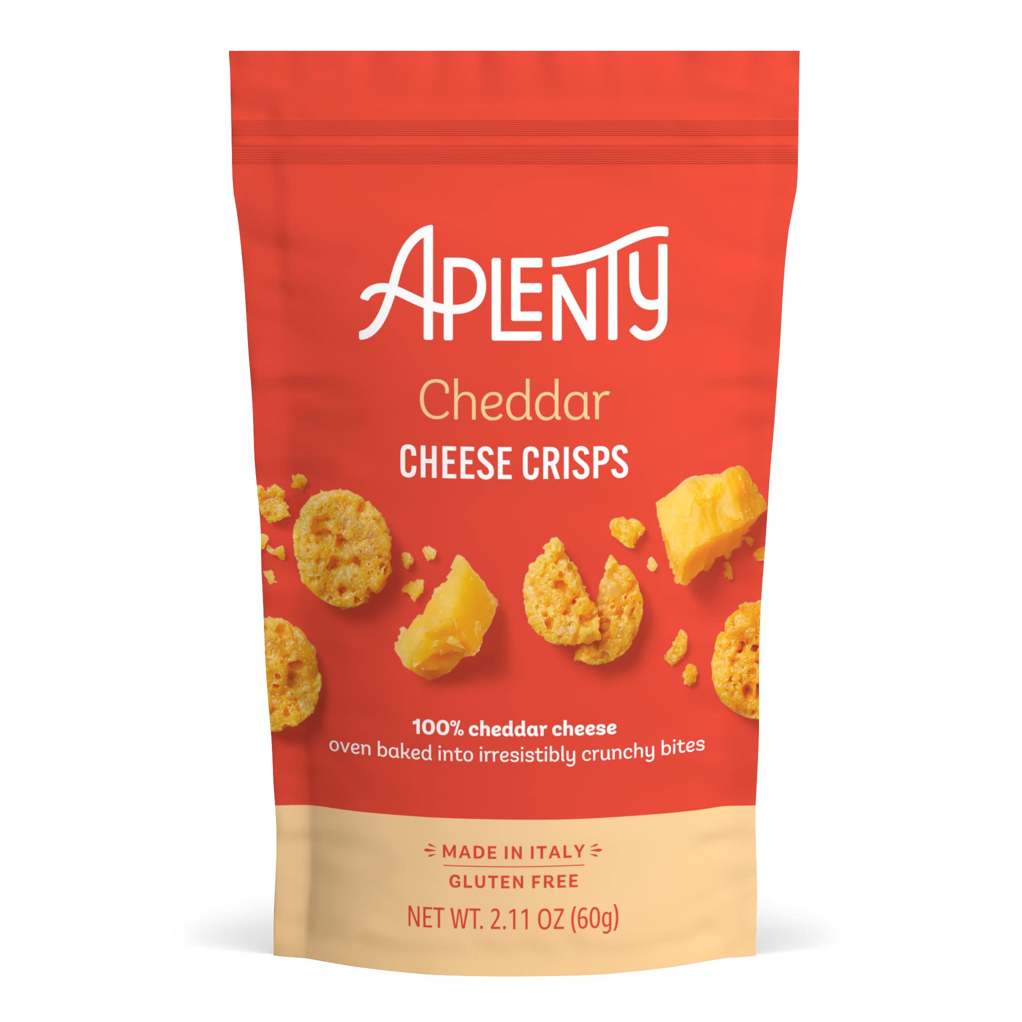 Aplenty cheddar cheese crisps bites – oven-baked crunch for savory on-the-go snacking