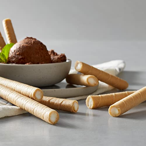 Wafers pair well with coffee or tea for a quick treat.