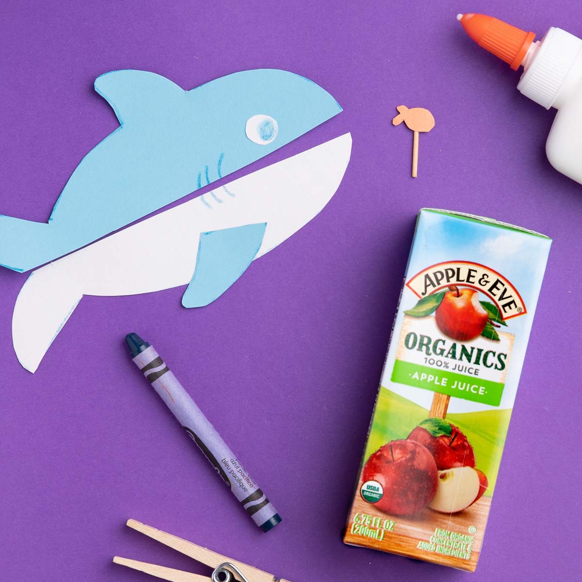 Apple & Eve Organics peanut-free facility seal.