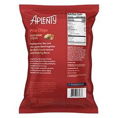 Aplenty pita chips close-up showing crisp edges and toasted aroma for dipping.