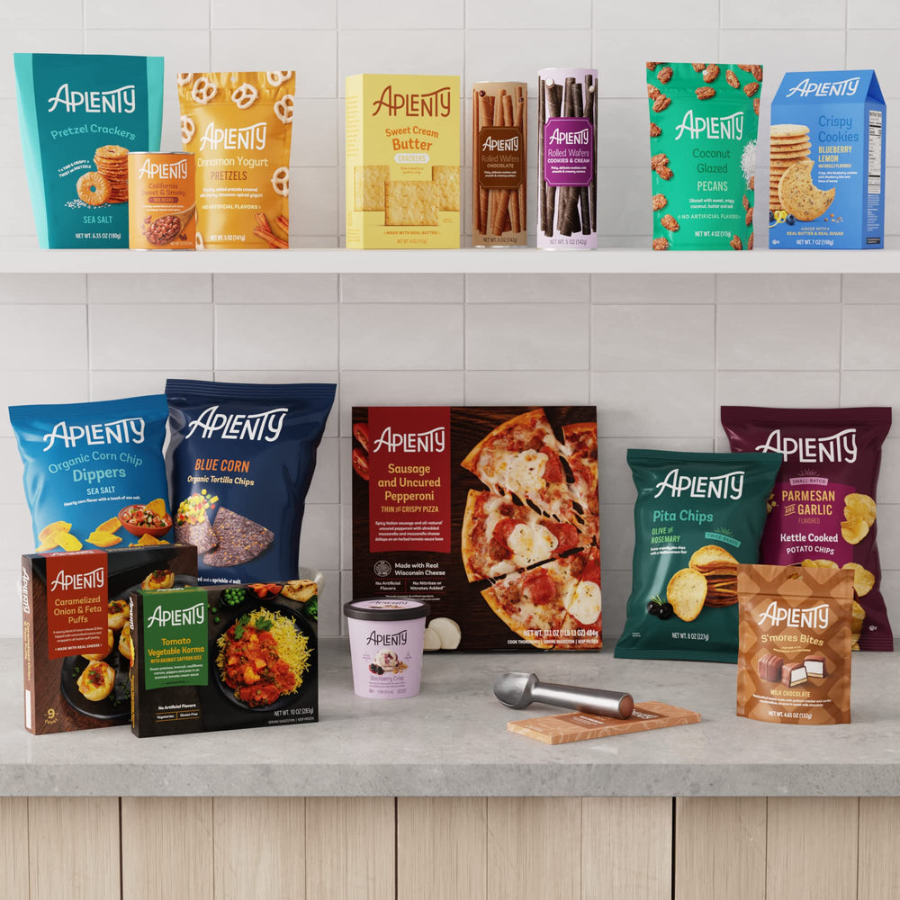 Aplenty chips served on a board, showcasing a crisp texture for guests.
