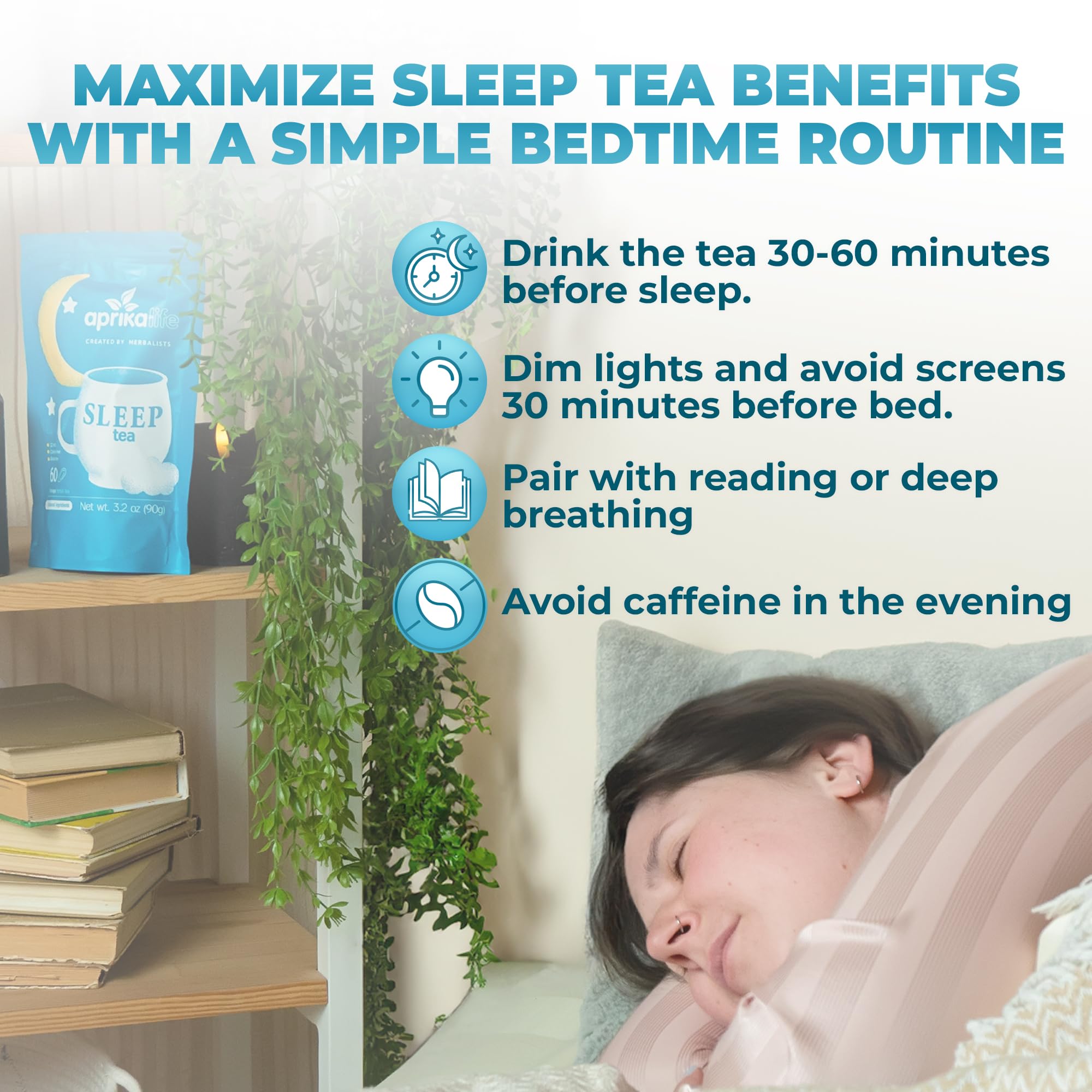 Gift-ready Aprika Life Sleep Tea gift pack for a thoughtful night-time gift